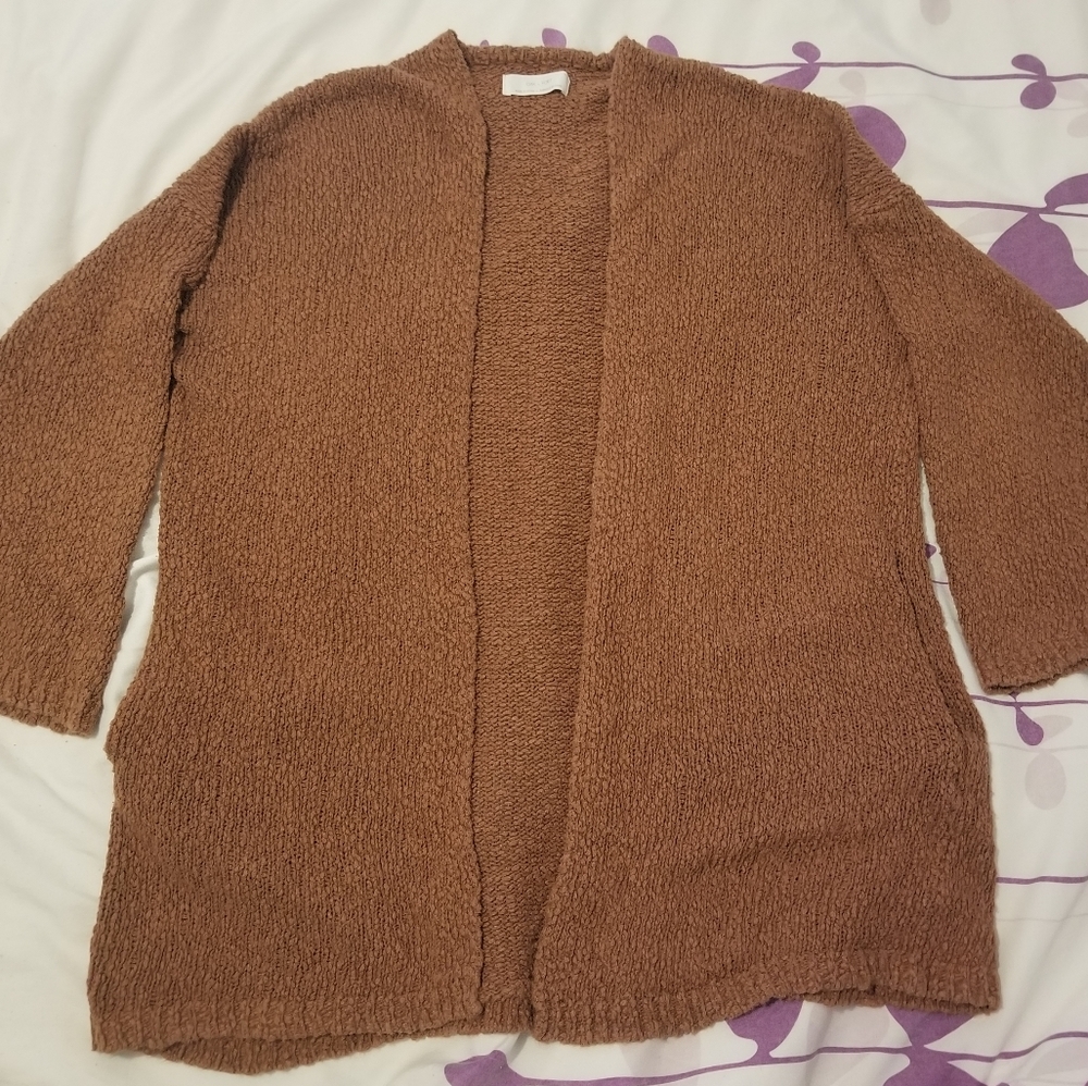 Oak + Fort - Caramel Teddy Cardigan